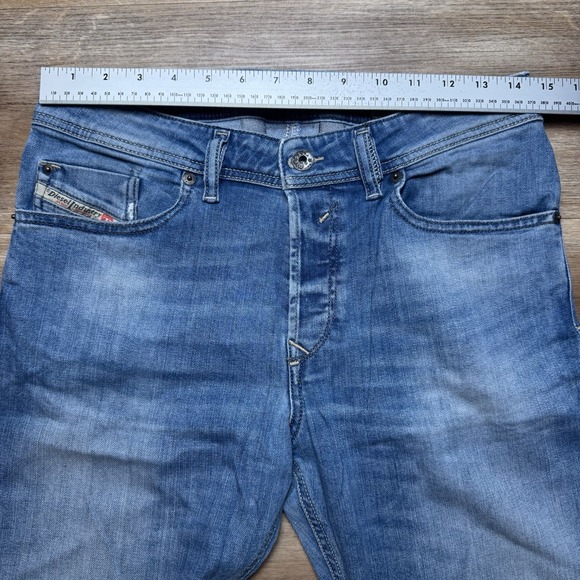 Diesel Jeans Men 28x32 Blue Waykee Straight Leg Stretch Denim Modern Pants R2H48 - Picture 9 of 13